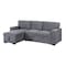 Global Furniture Usa Transitional Fabric U0203 Light Grey Pull Out Sofa Bed 5042 - alternate 5